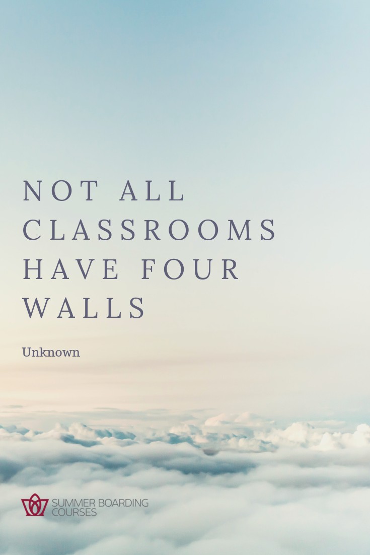 Not all classrooms have four walls 1