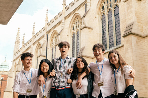 sbc eton college students stood in grounds together