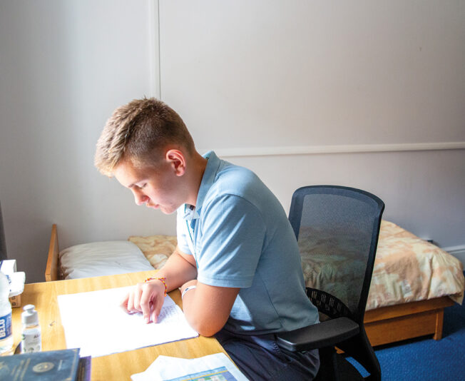 Male-Student-Studying-in-his-room-at-SBC-Eton-College-Summer-School